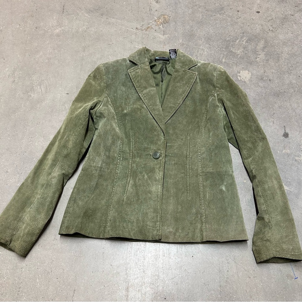 Relativity Olive Leather Jacket